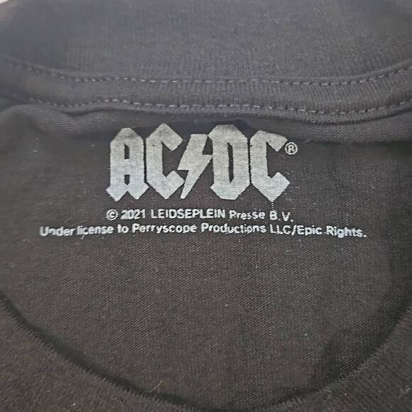 AC / DC High Voltage Shirt Mens XL based on measurements hairband rock concert - Picture 3 of 4